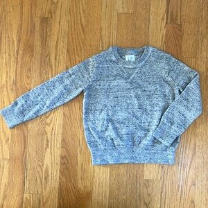 Gap Boys Crew Neck Sweater Light Gray XS (Size 4-5)